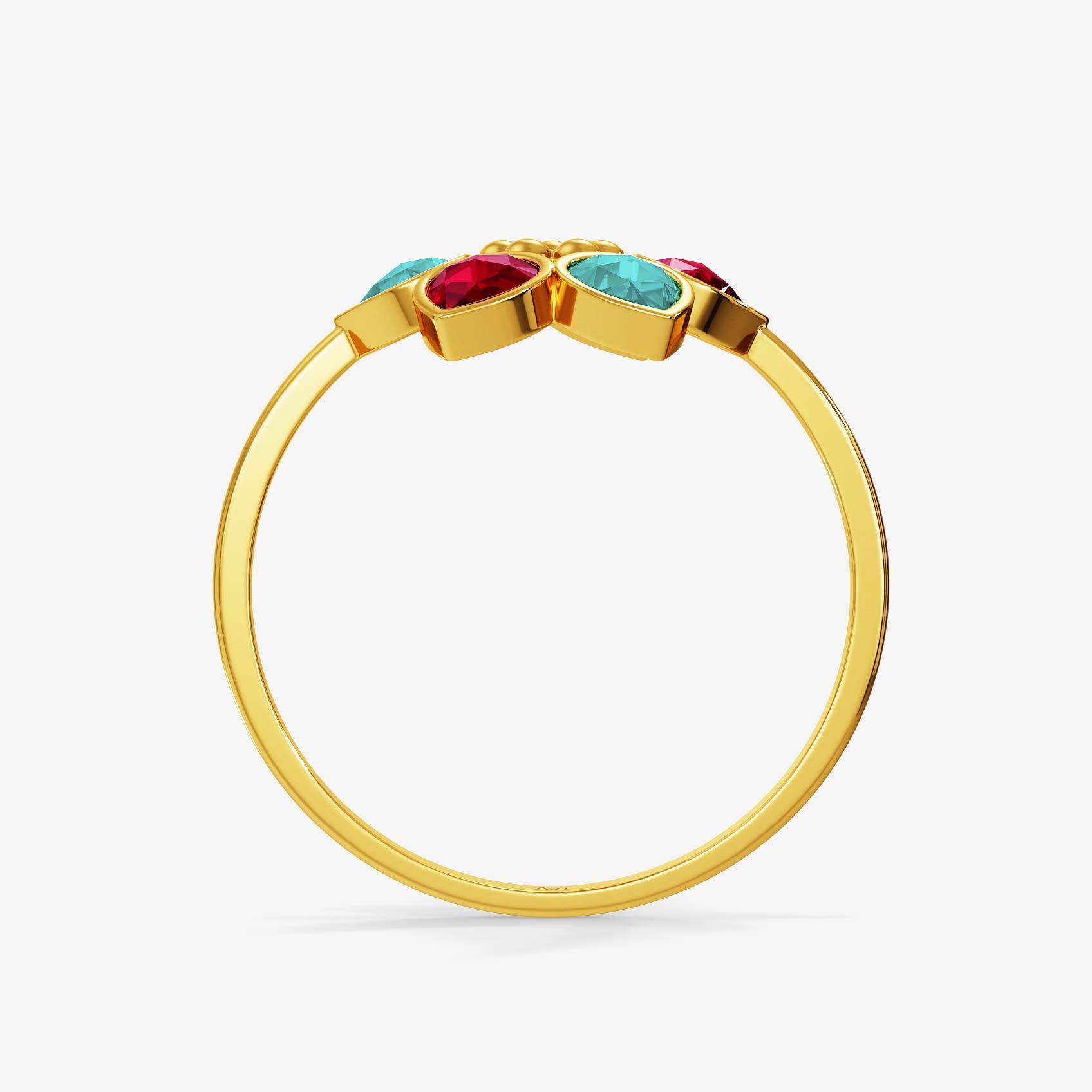 Soft Bloom Gold Ring alternate view 2