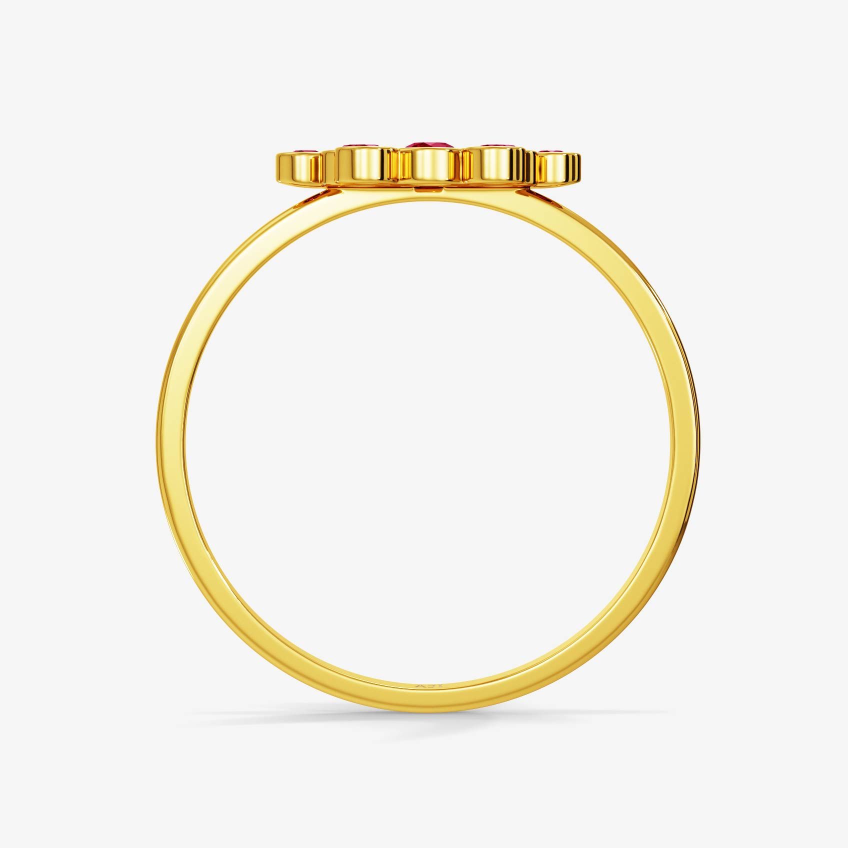 Blush Antique Bloom Gold Ring alternate view 2