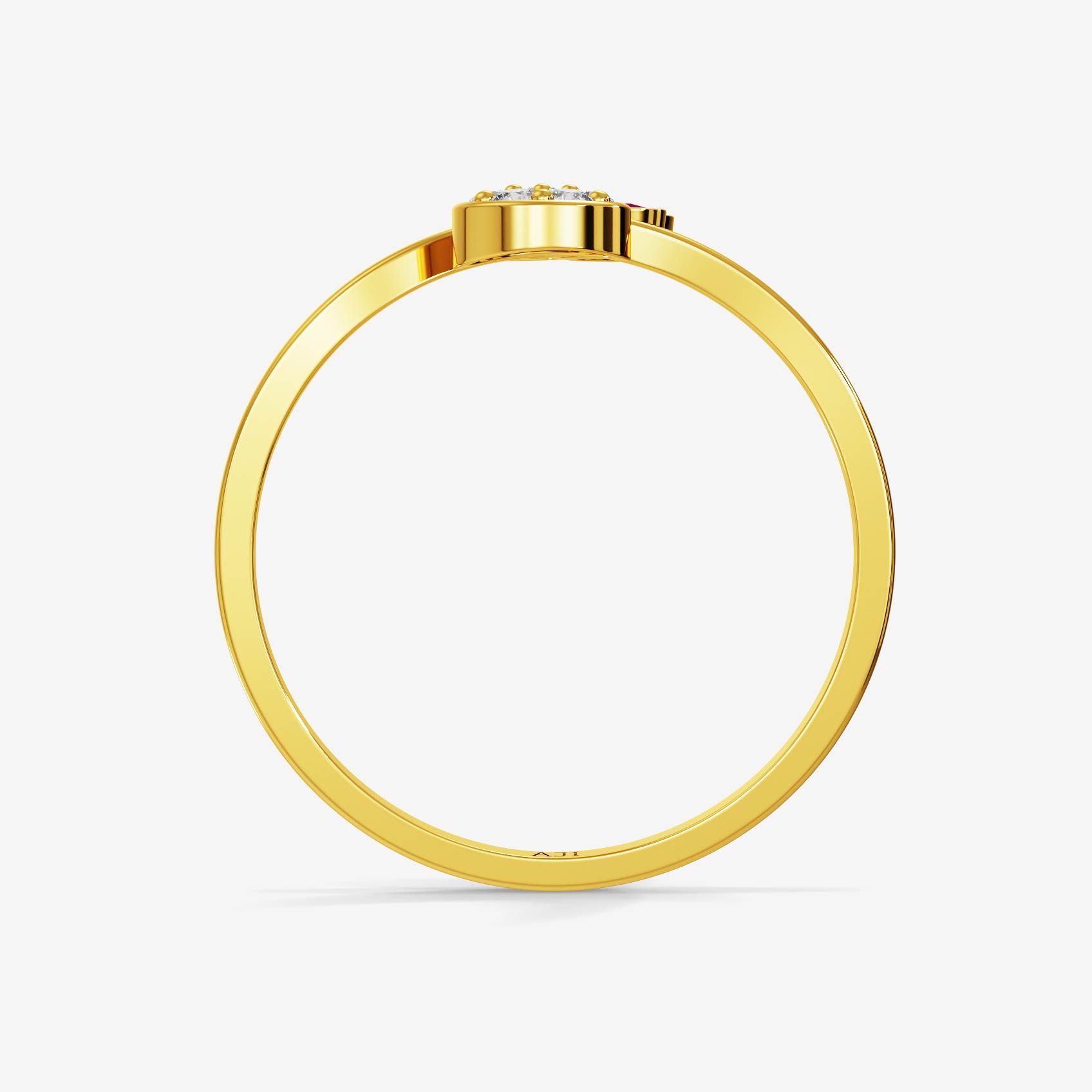 Blush Blossom Gold Ring alternate view 2