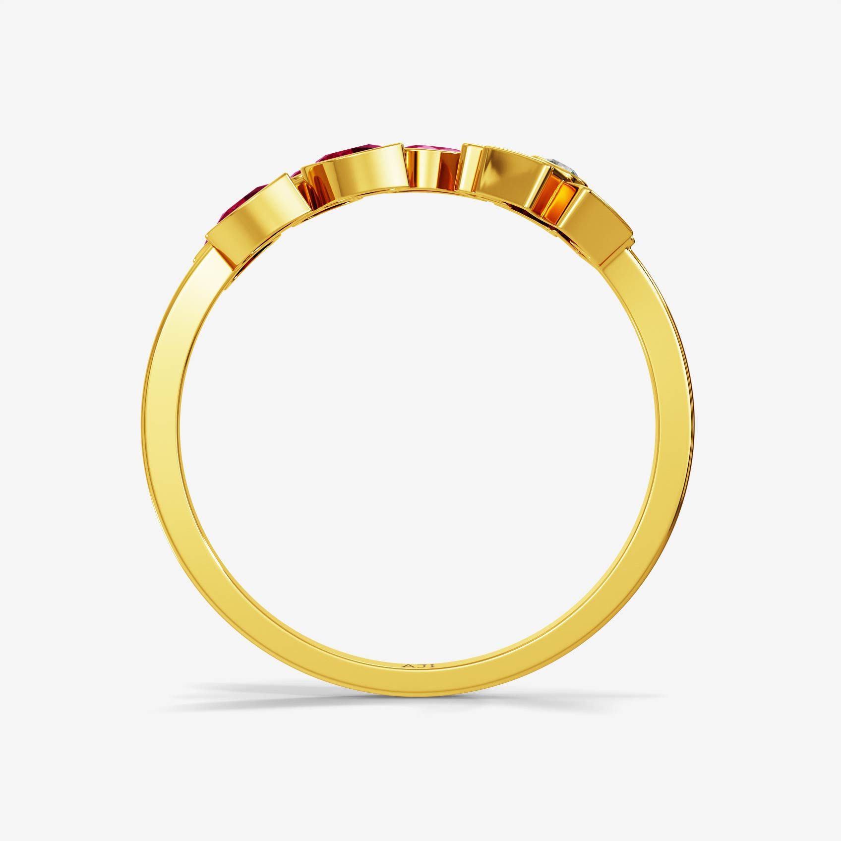 Gold Bloom Leaf Ring alternate view 2
