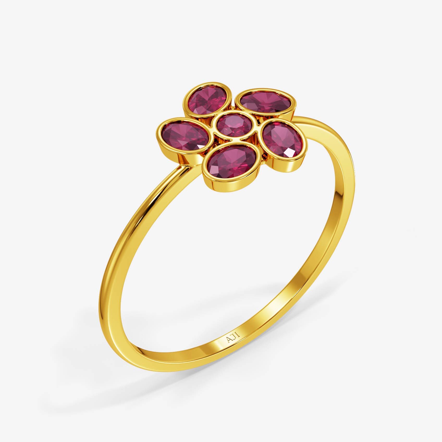 Petal Bloom Gold Ring