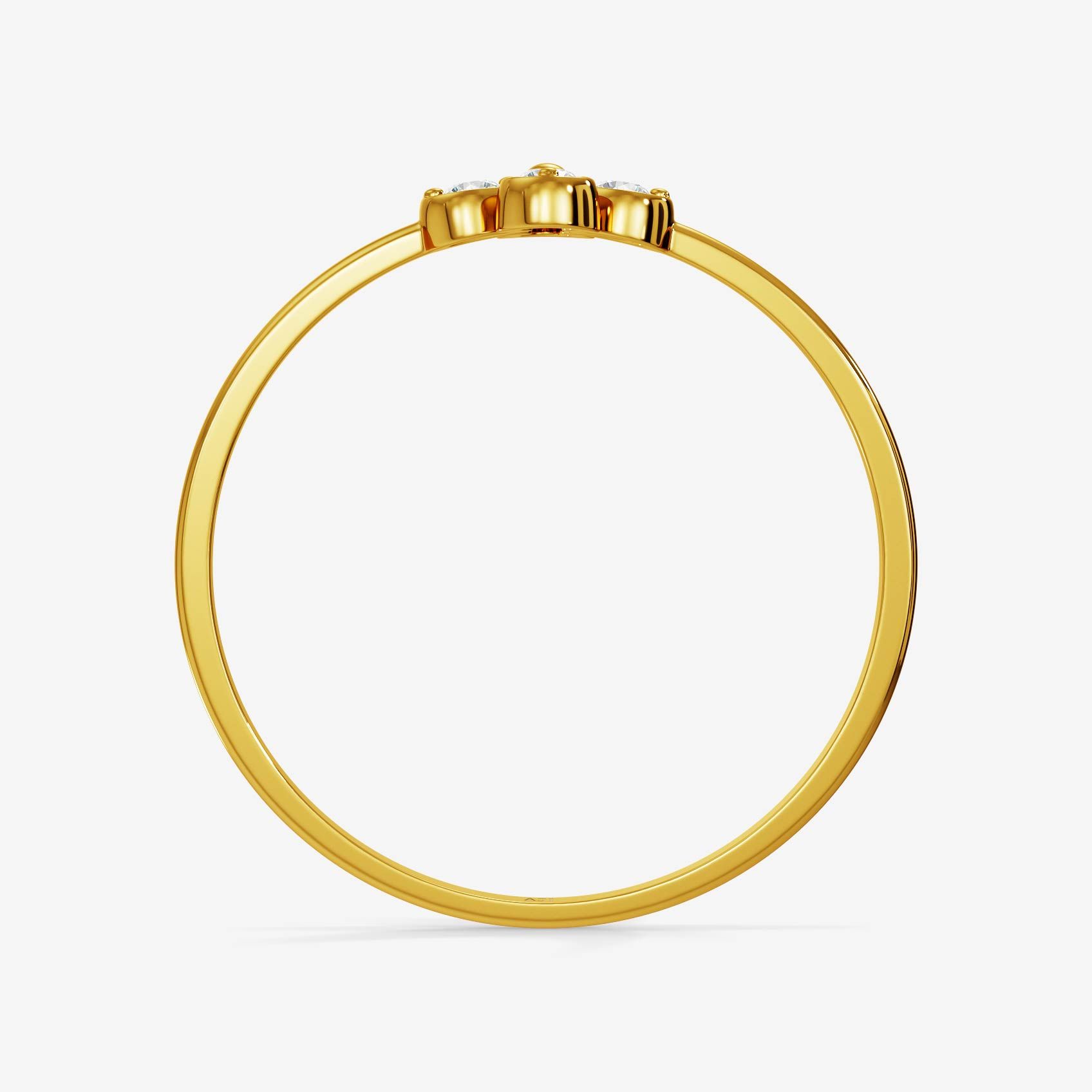 Bloom Crystal Gold Ring alternate view 2