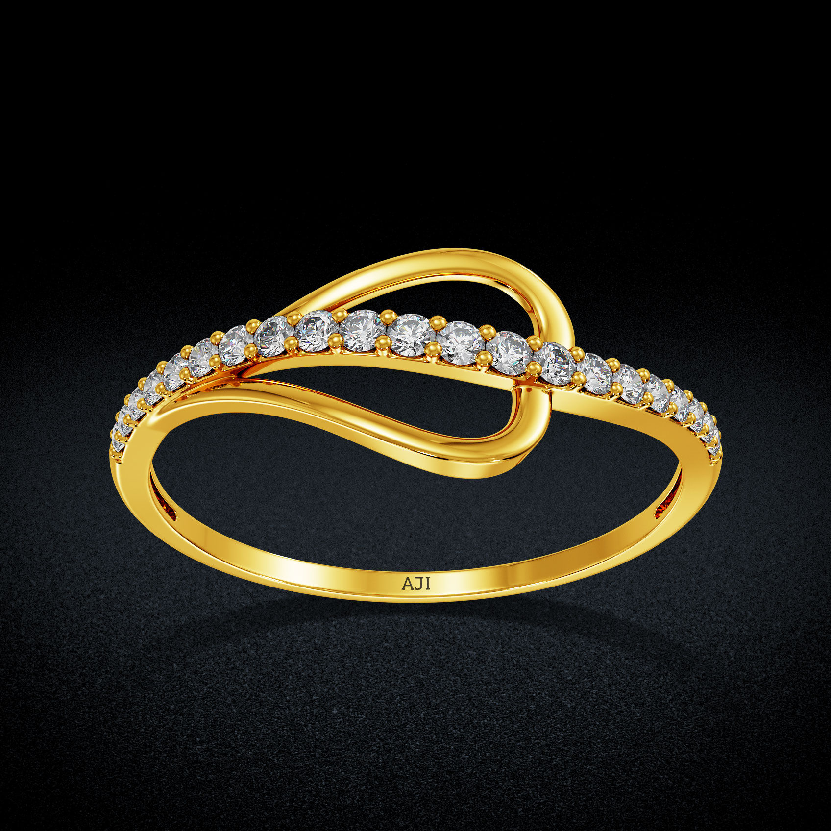 Nature Elegance Gold Ring image