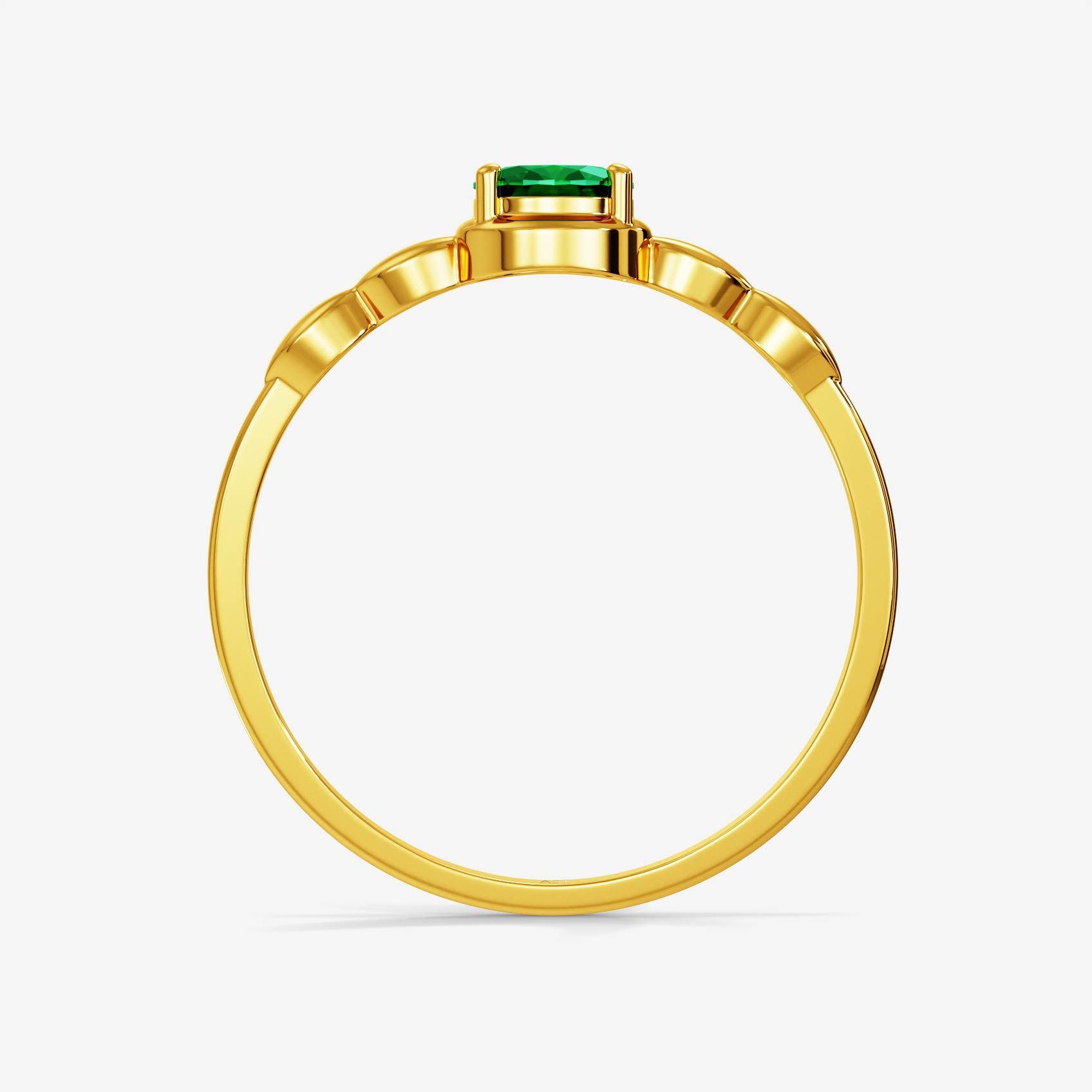 Verdant Aura Gold Ring alternate view 2