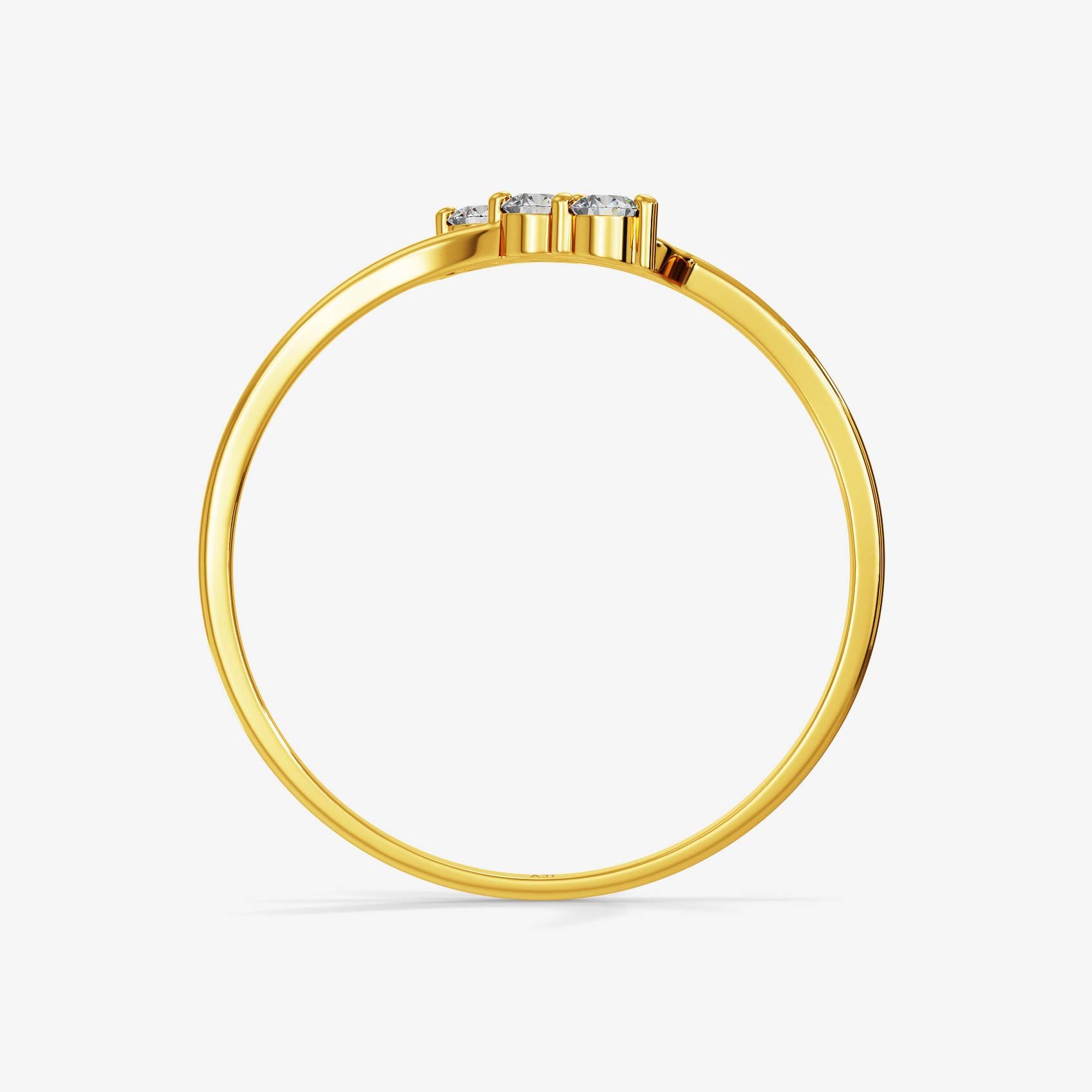 Crystal Elegance Gold Ring alternate view 2