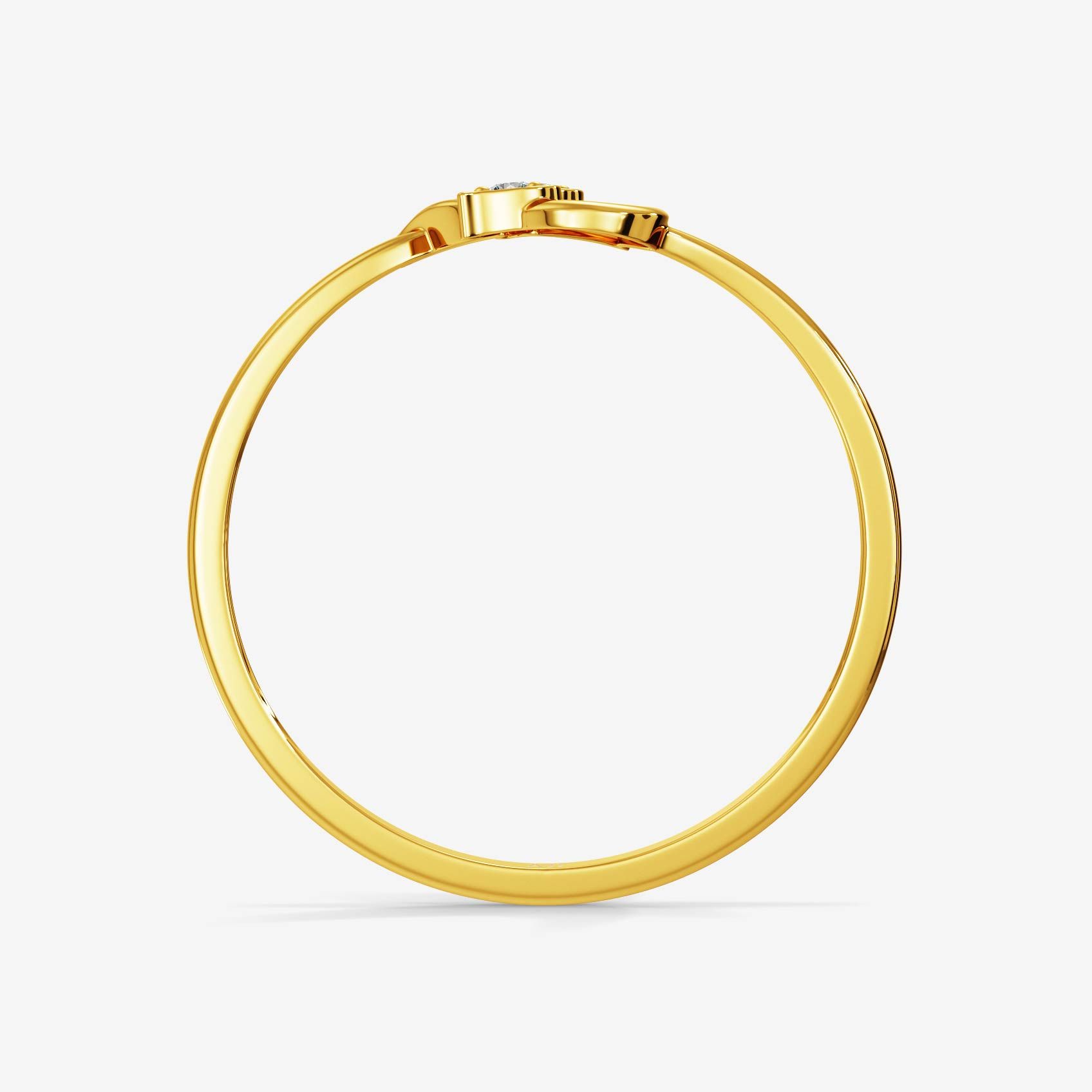 Blossom Crystal Gold Ring alternate view 2