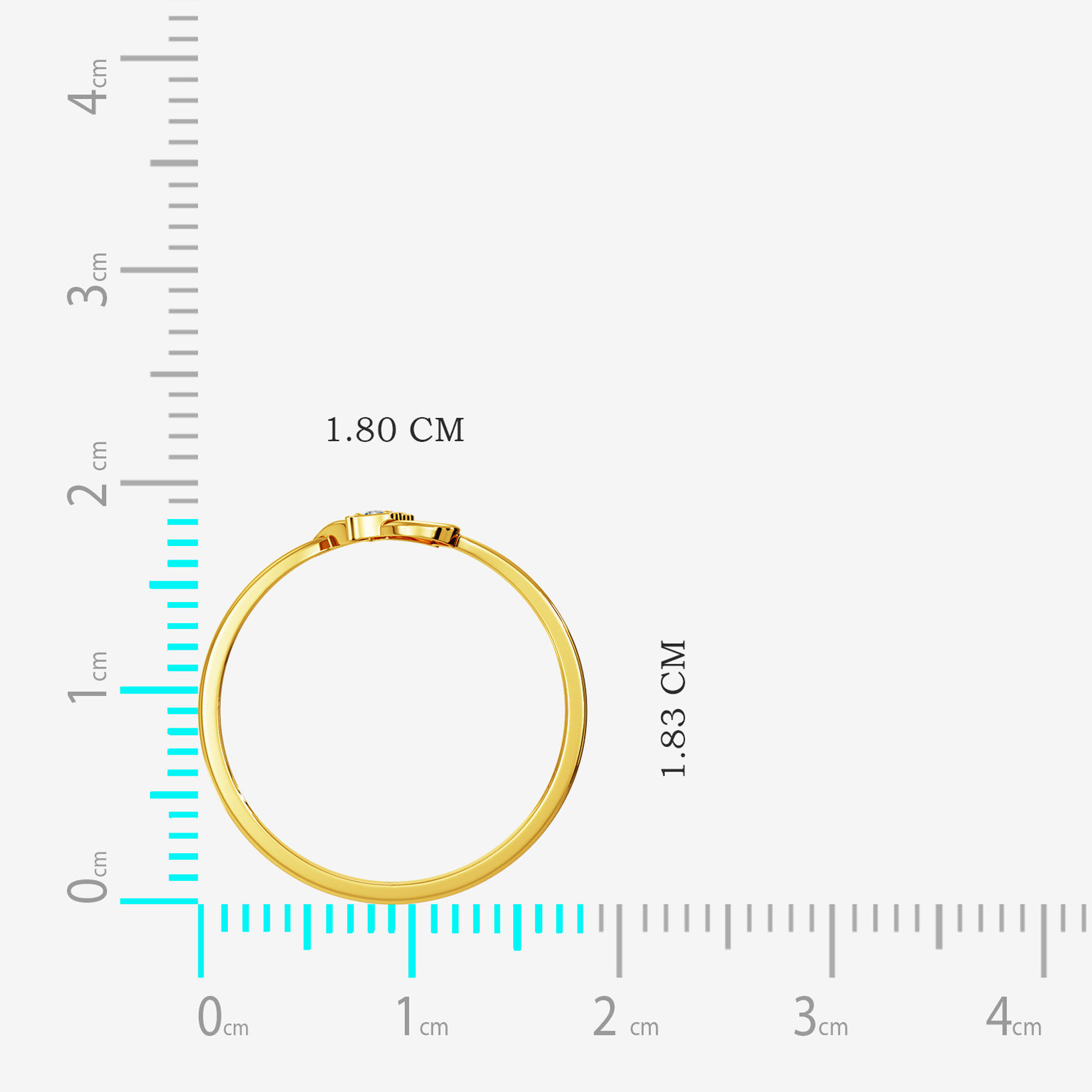 Blossom Crystal Gold Ring alternate view 3