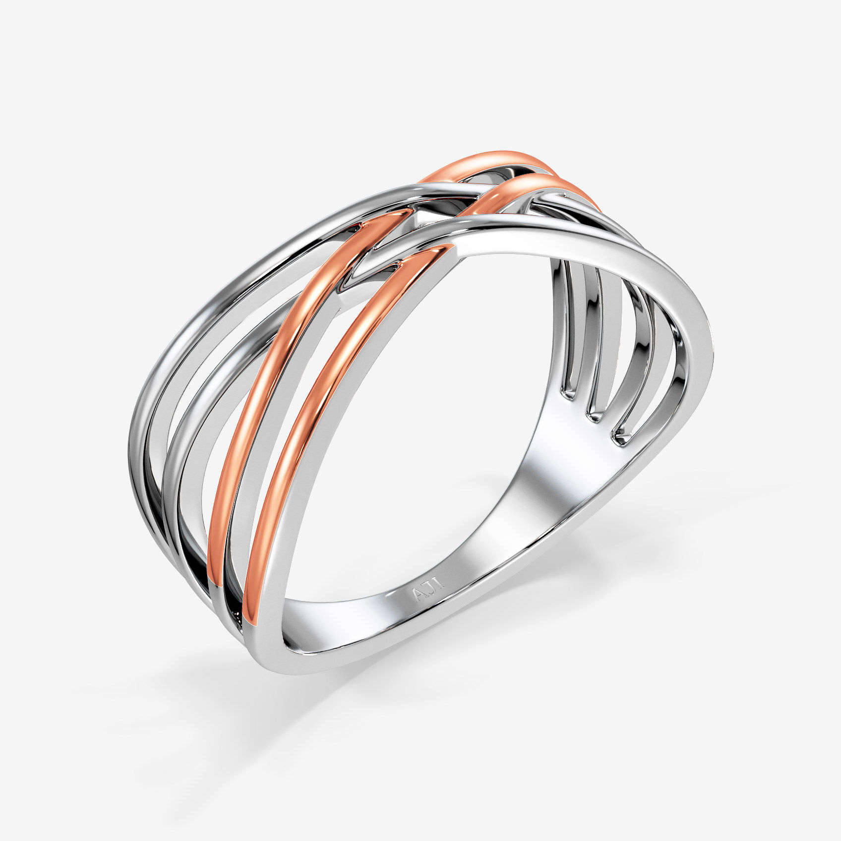 Twined Elegance Platinum Ring