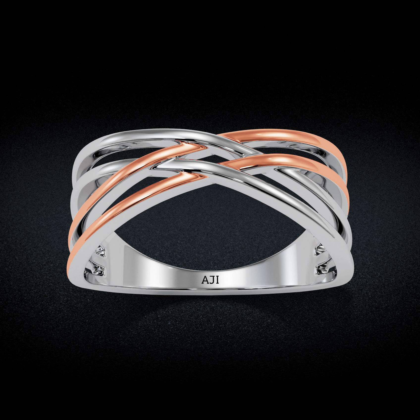 Twined Elegance Platinum Ring image