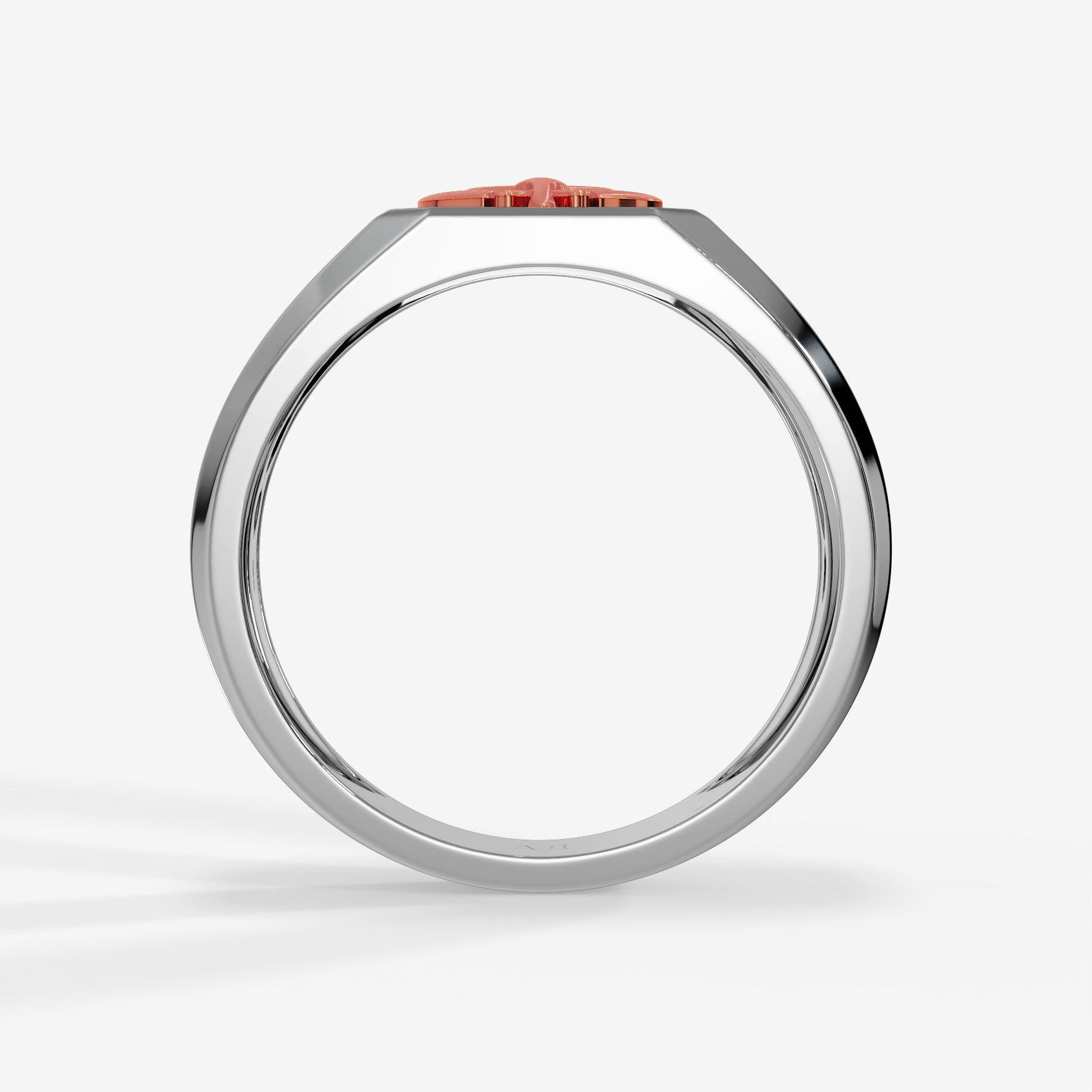 Sacred Khanda Platinum Ring alternate view 1