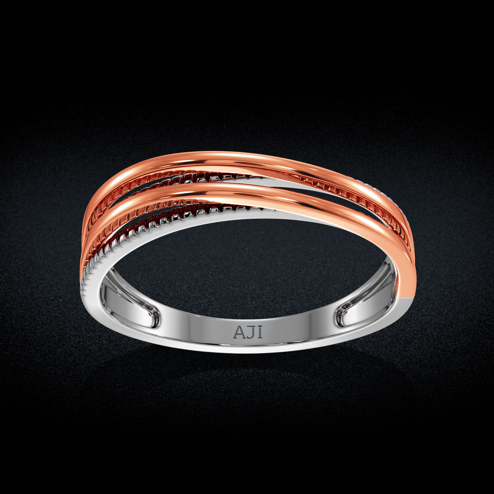 Entwined Beauty Platinum Ring image