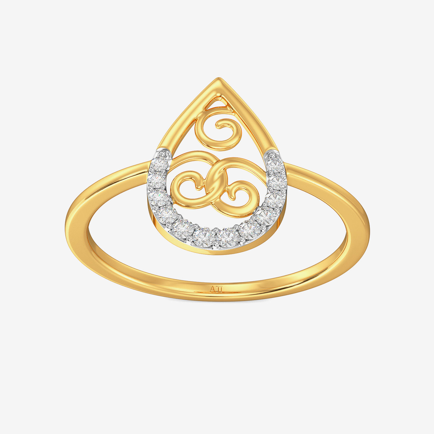 Stunning Tradition Motif Diamond Ring alternate view 2
