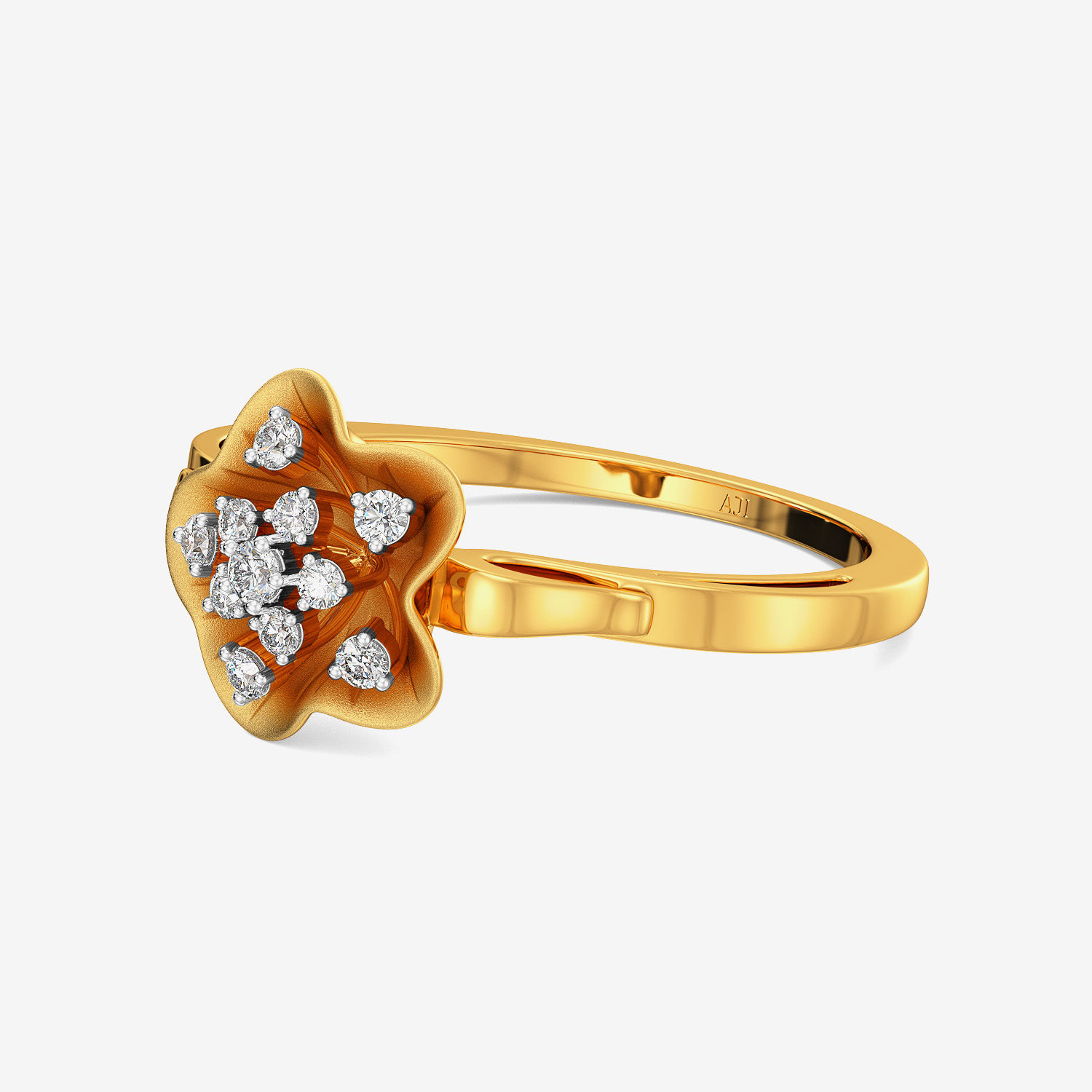 Blooming Floret Heavy Diamond Ring alternate view 3