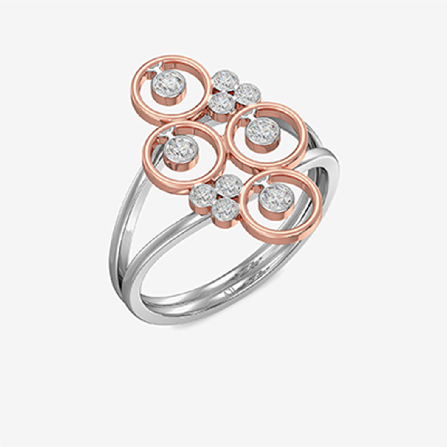 Cherry-blossom Diamond Ring