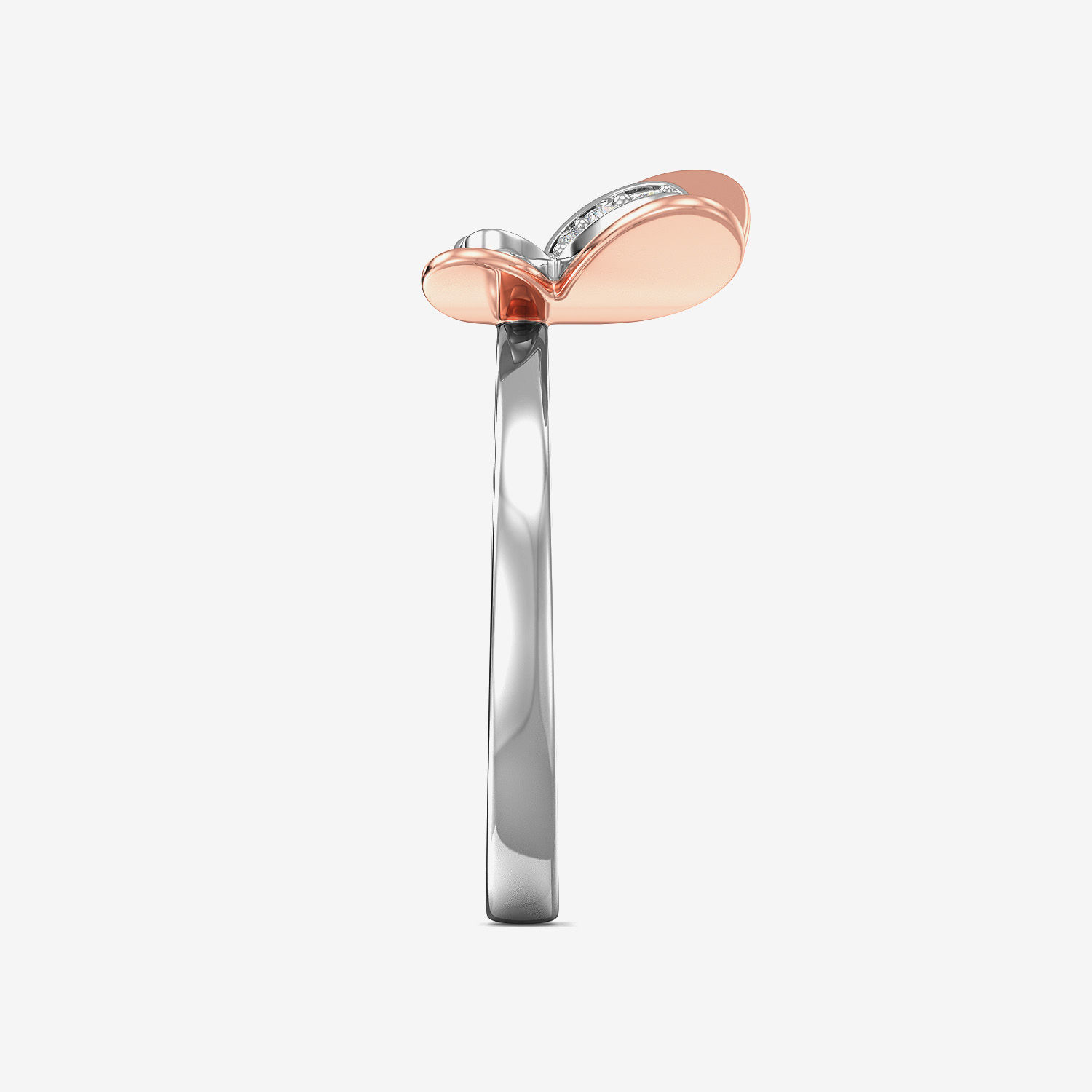 Elegant Flawless Butterfly Diamond Ring image