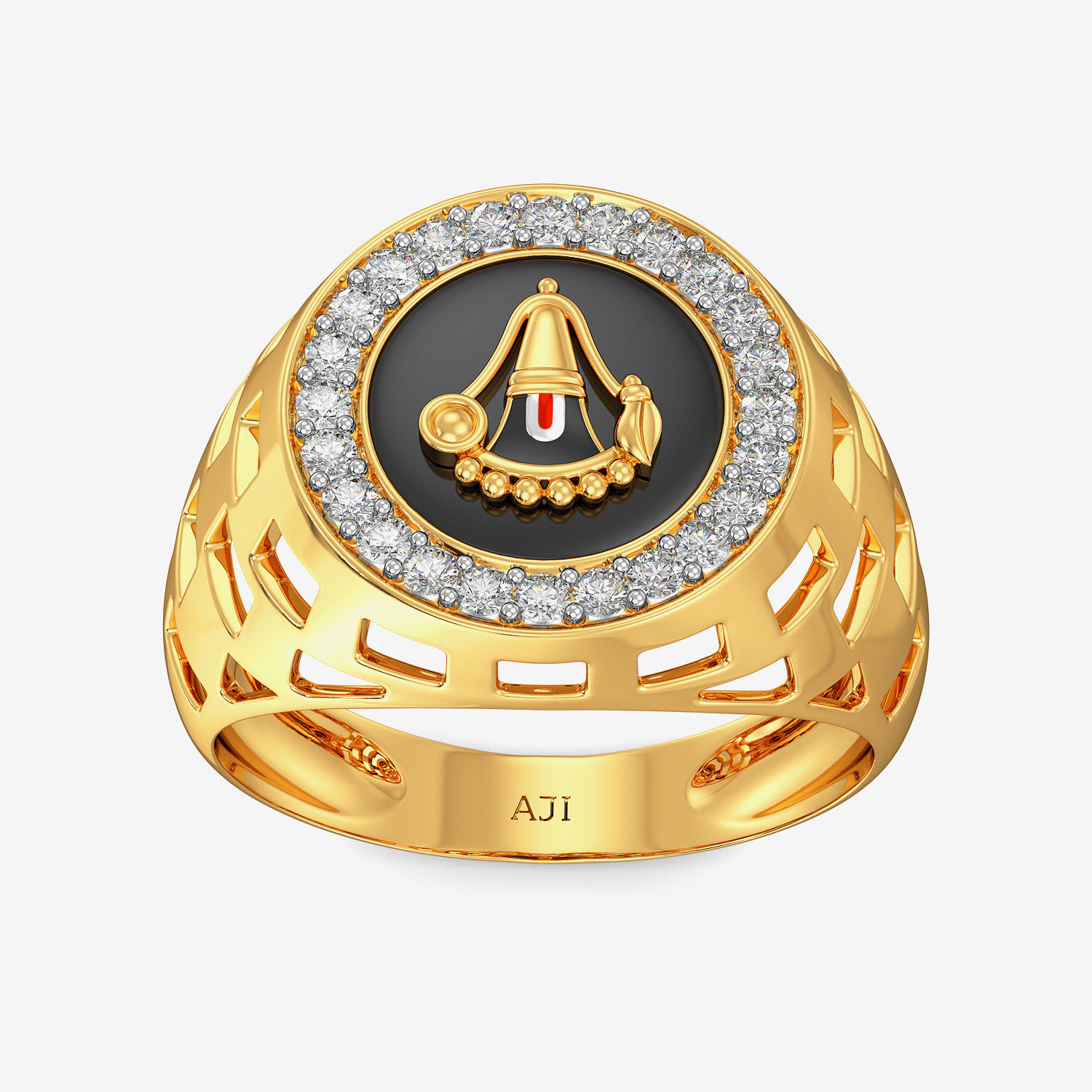 Radiant Balaji Mens Diamond Ring alternate view 2