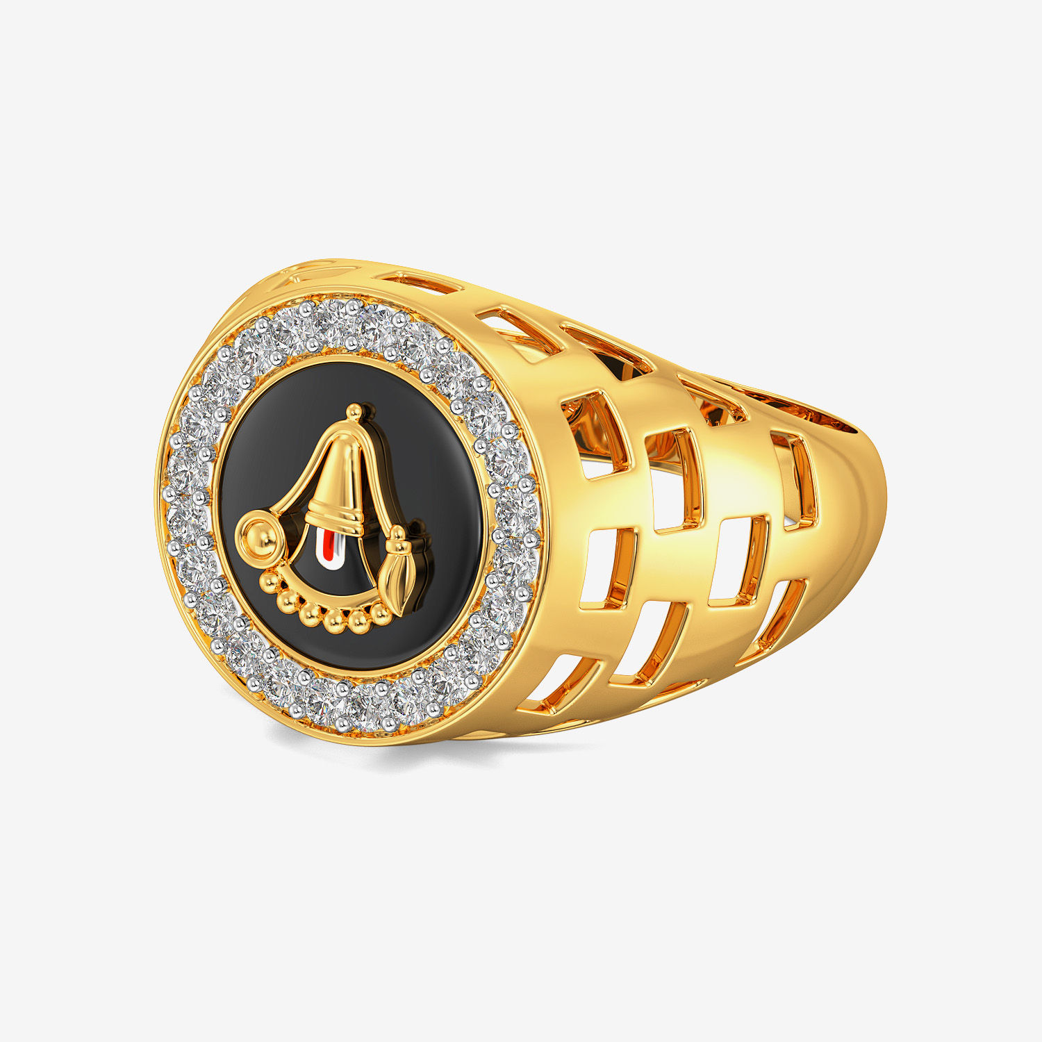Radiant Balaji Mens Diamond Ring alternate view 3