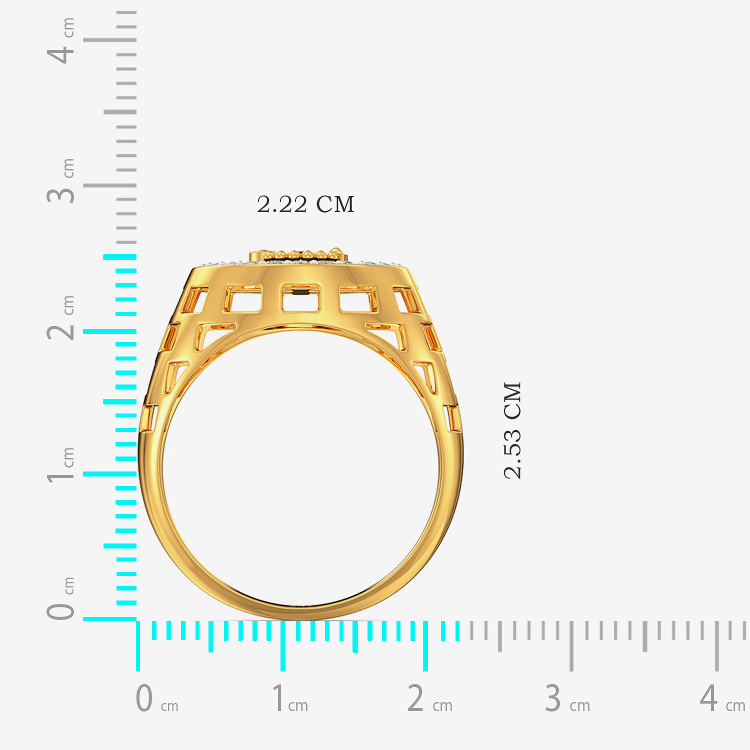 Radiant Balaji Mens Diamond Ring image
