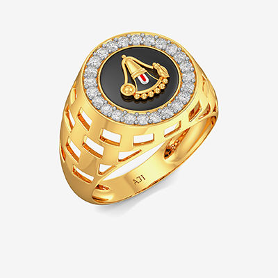 Radiant Balaji Mens Diamond Ring alternate view 1