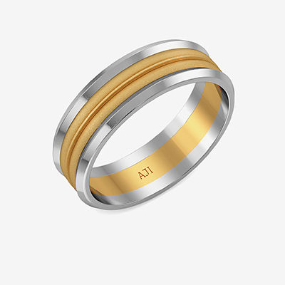 Duo Strip Perfect Platinum Ring alternate view 1