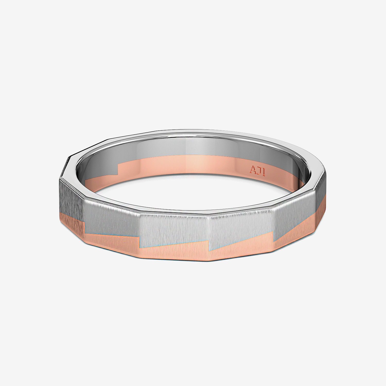 Exotic Designer Platinum Ring alternate view 3