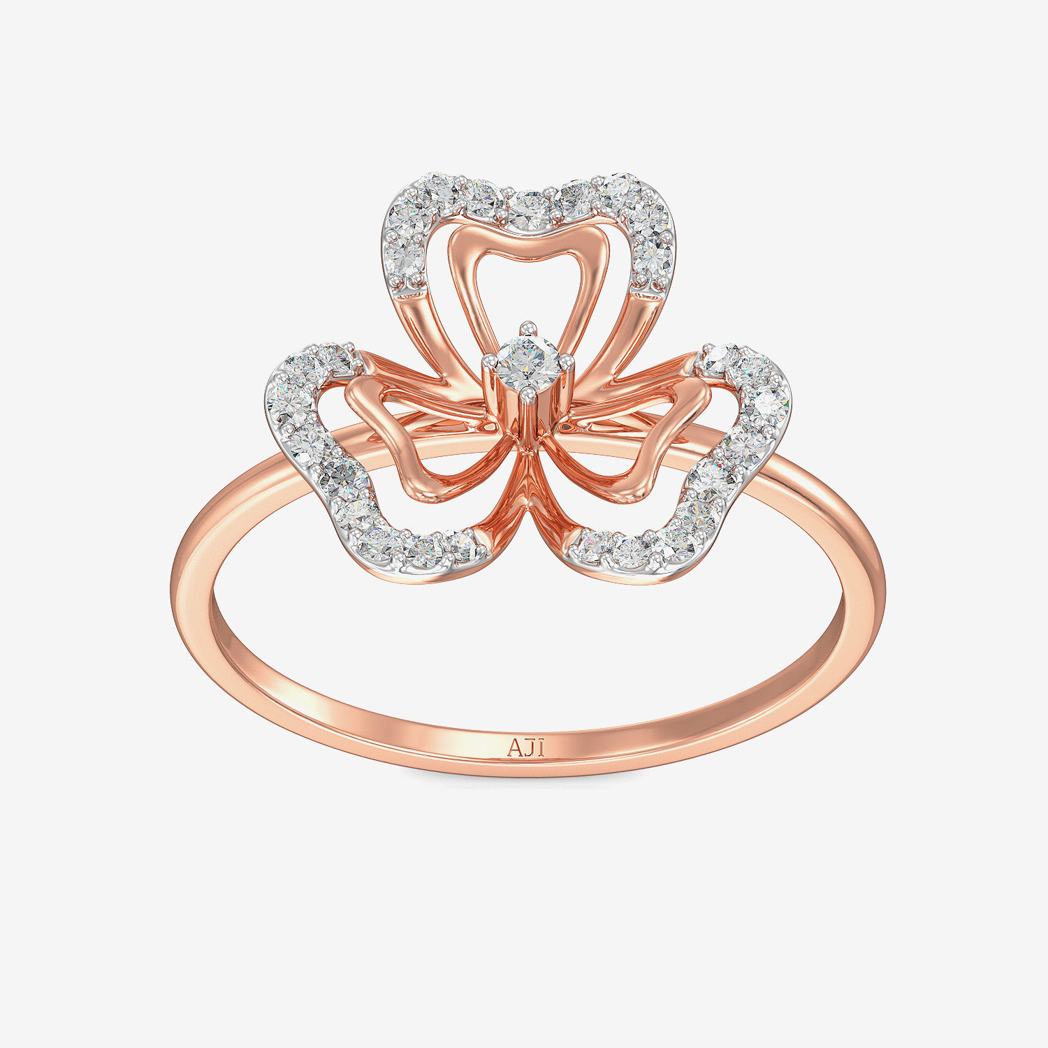 Frail Elegant Butterfly Diamond Ring alternate view 2