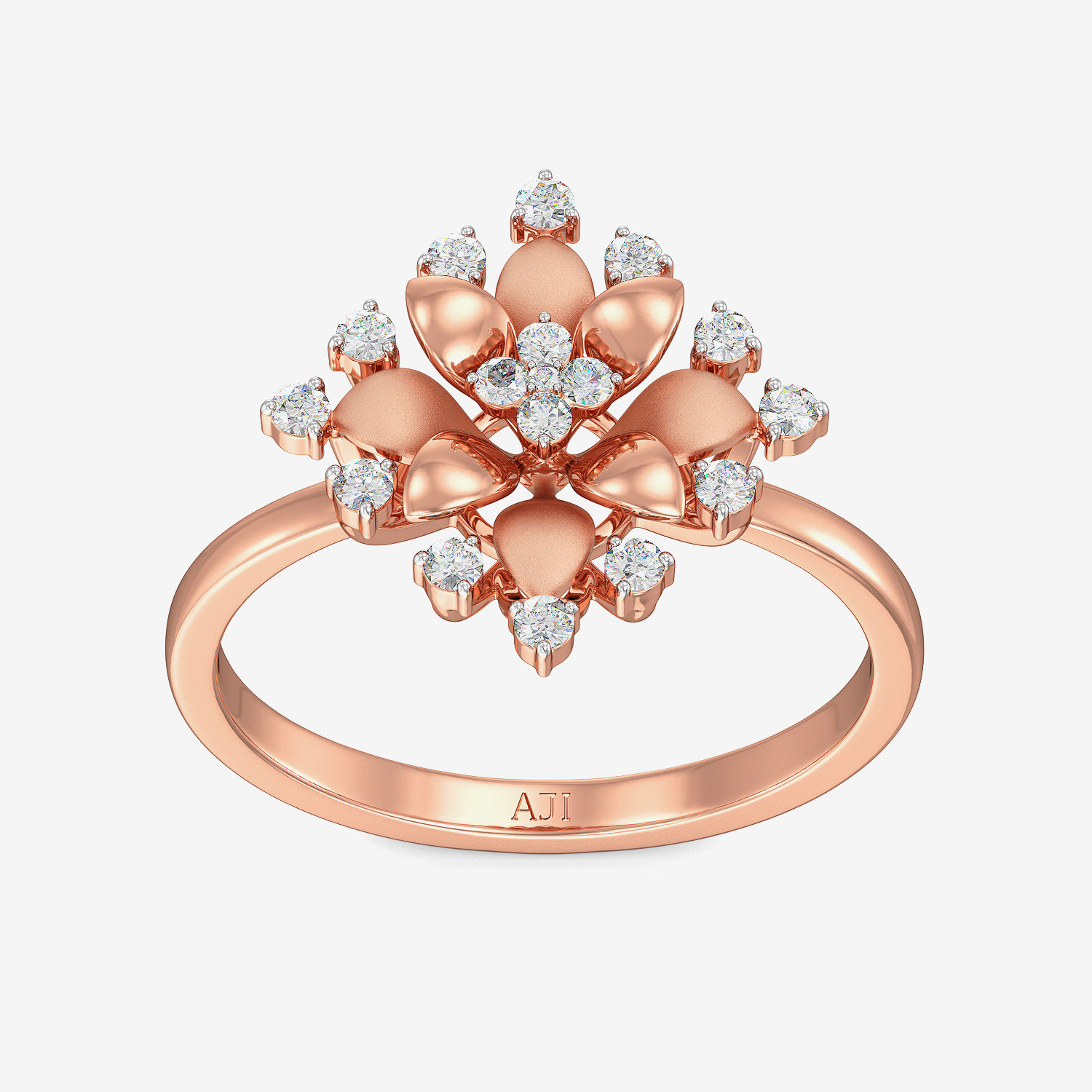 Pretty Flower Diamond Ring alternate view 2