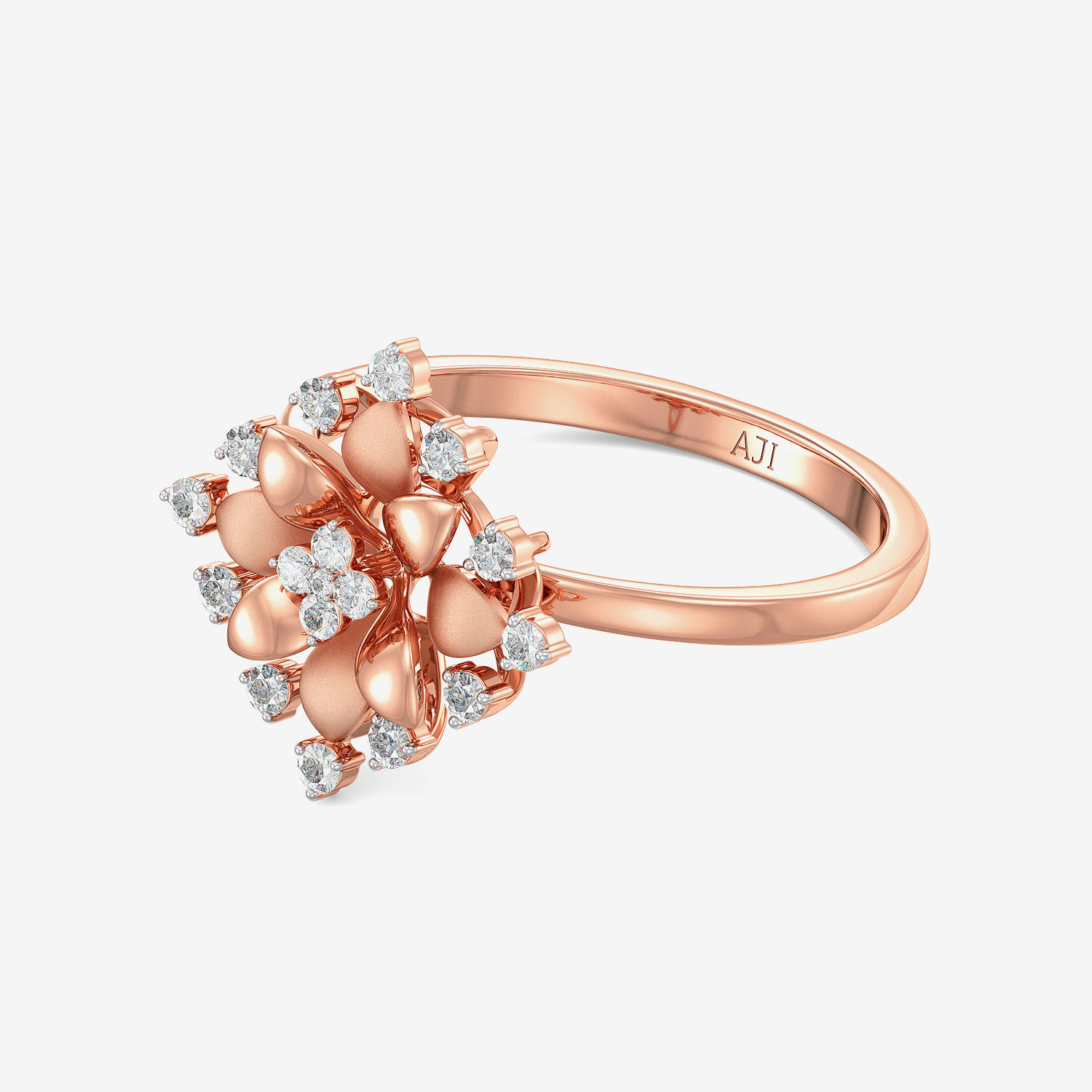 Pretty Flower Diamond Ring alternate view 3