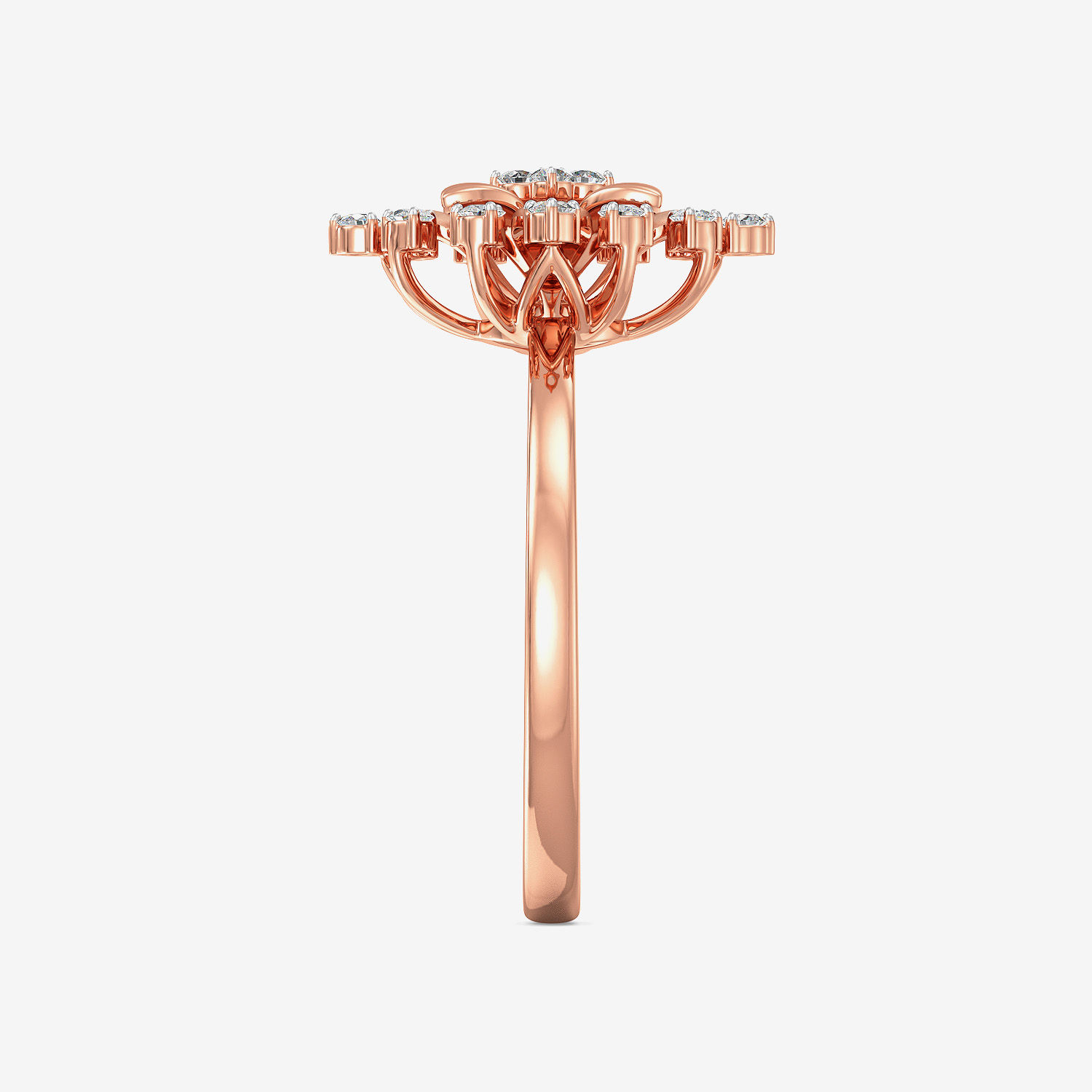 Pretty Flower Diamond Ring image