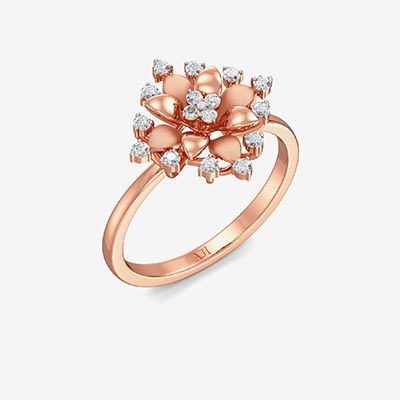 Pretty Flower Diamond Ring alternate view 1
