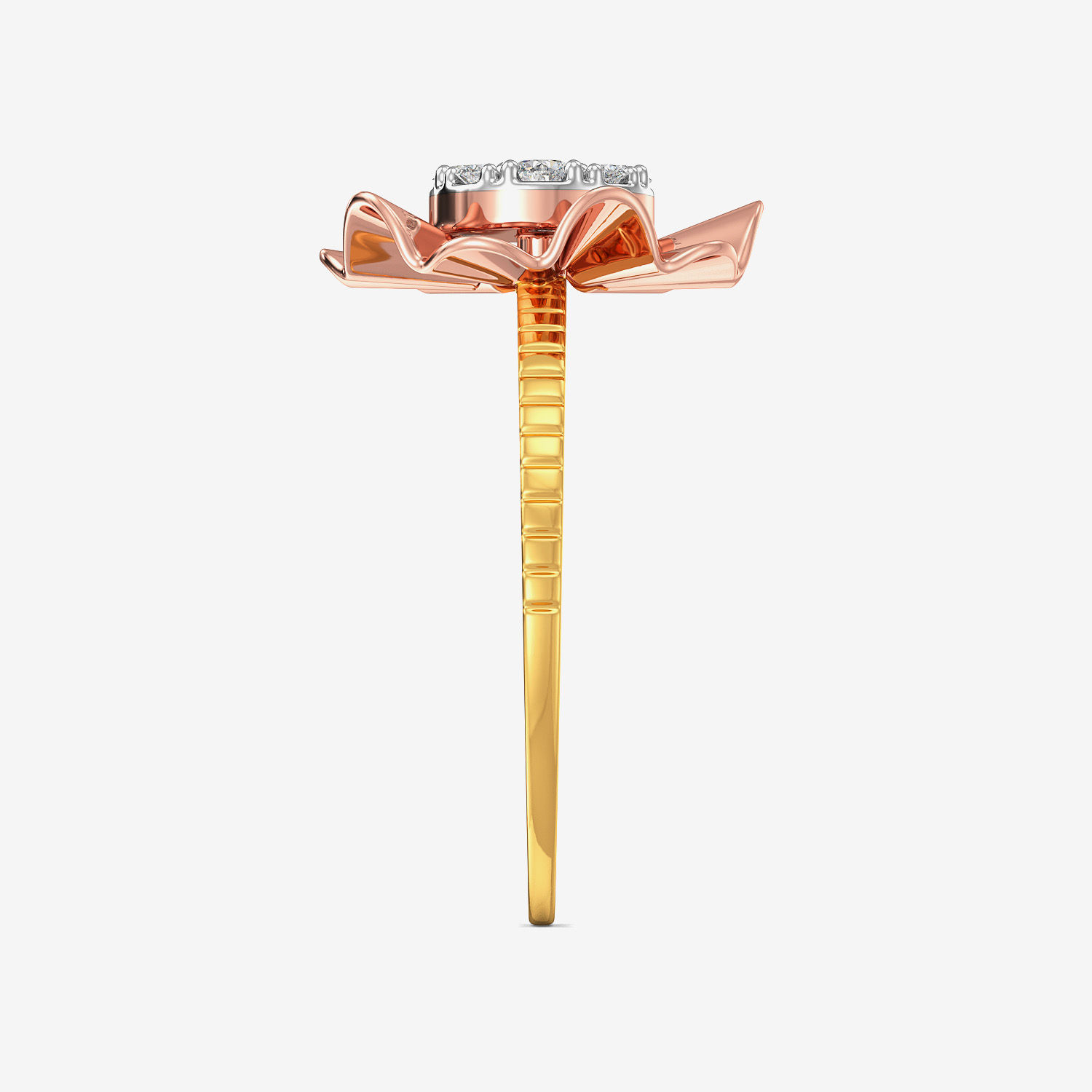 Pink Daisy Diamond Ring image