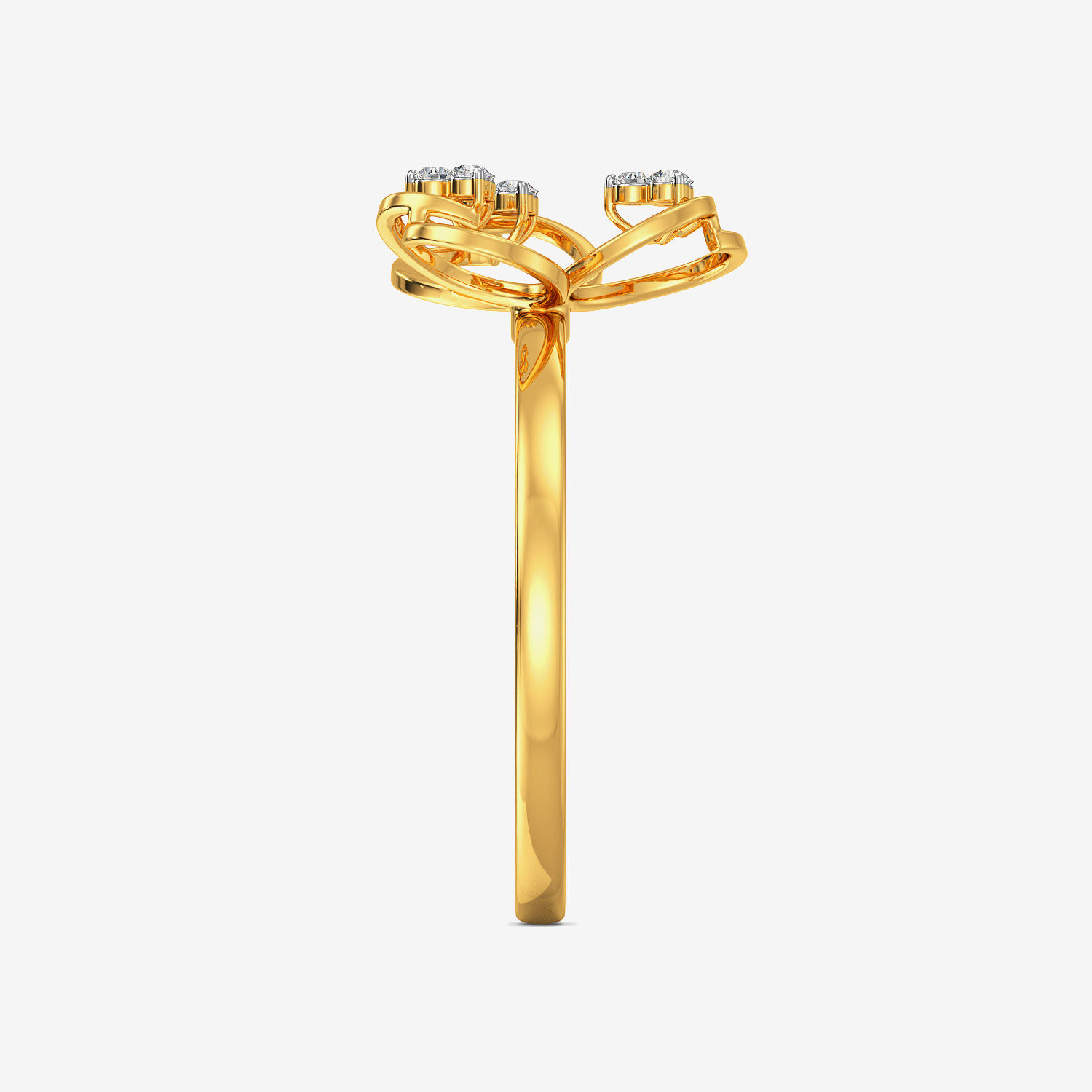 Fine Clover Diamond Ring image