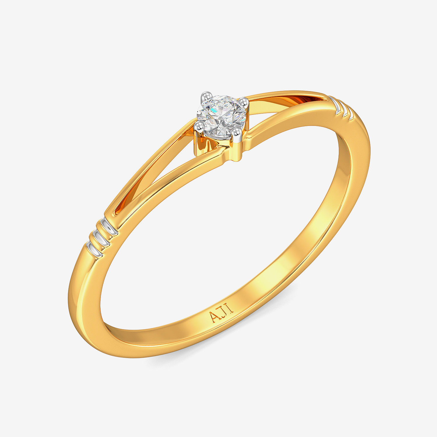Sweet Single Diamond Ring