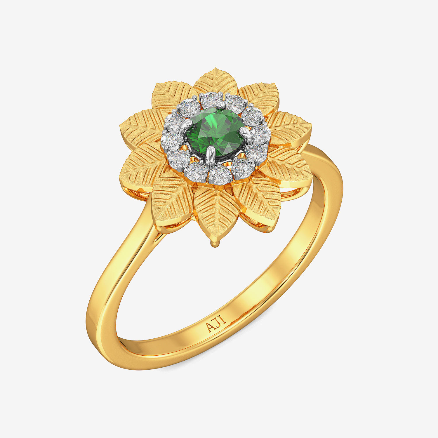 Sunny Sun-floret Diamond Ring