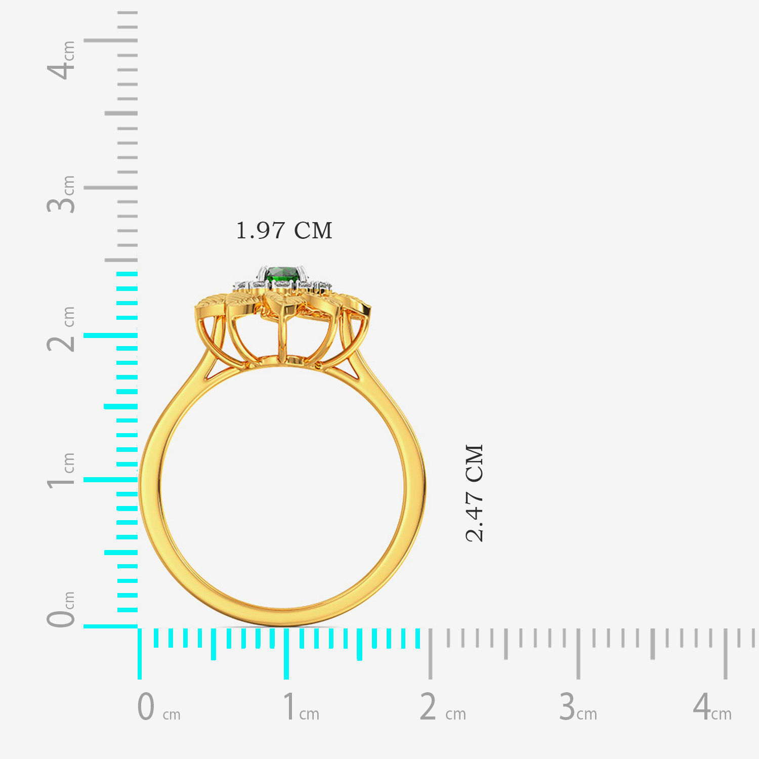 Sunny Sun-floret Diamond Ring image