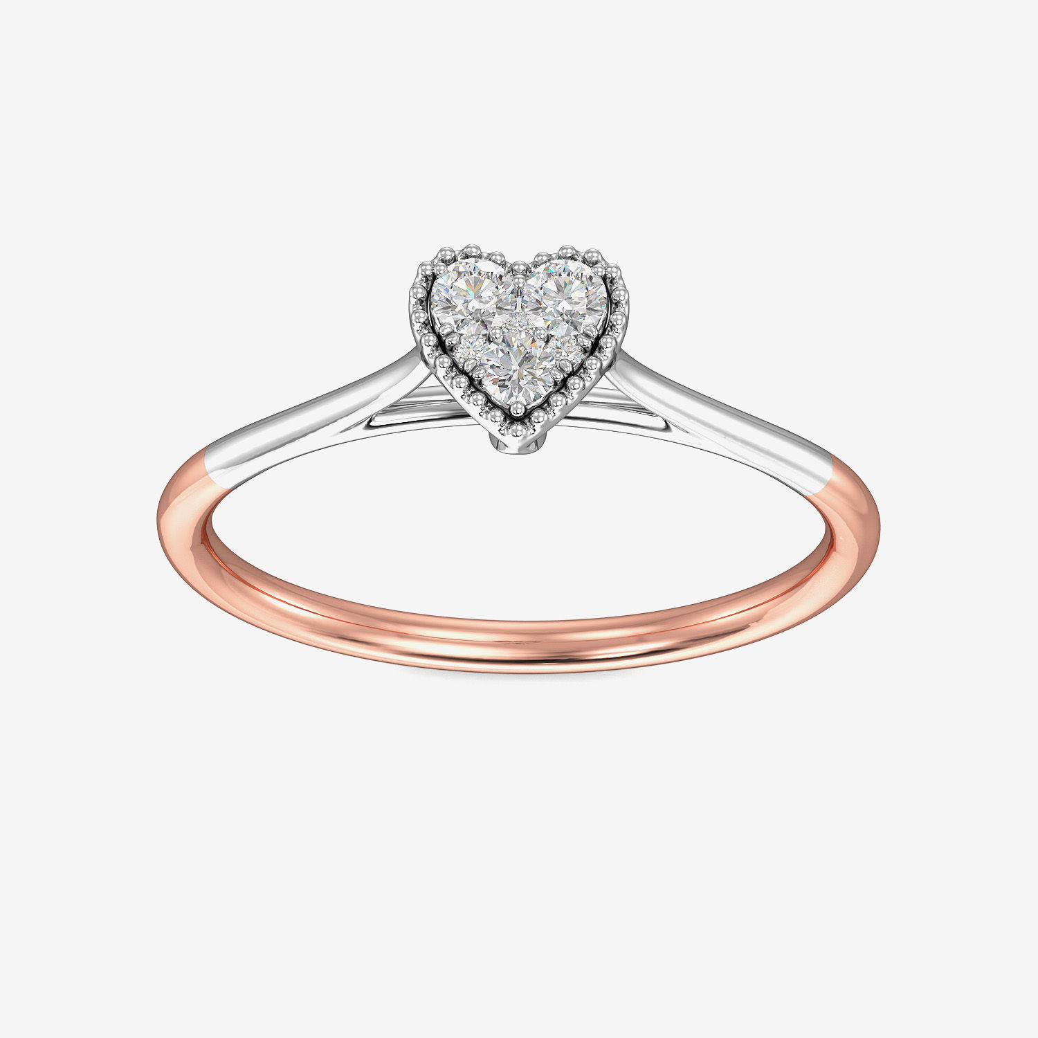 Beautiful Pretty Heart Diamond Ring alternate view 2