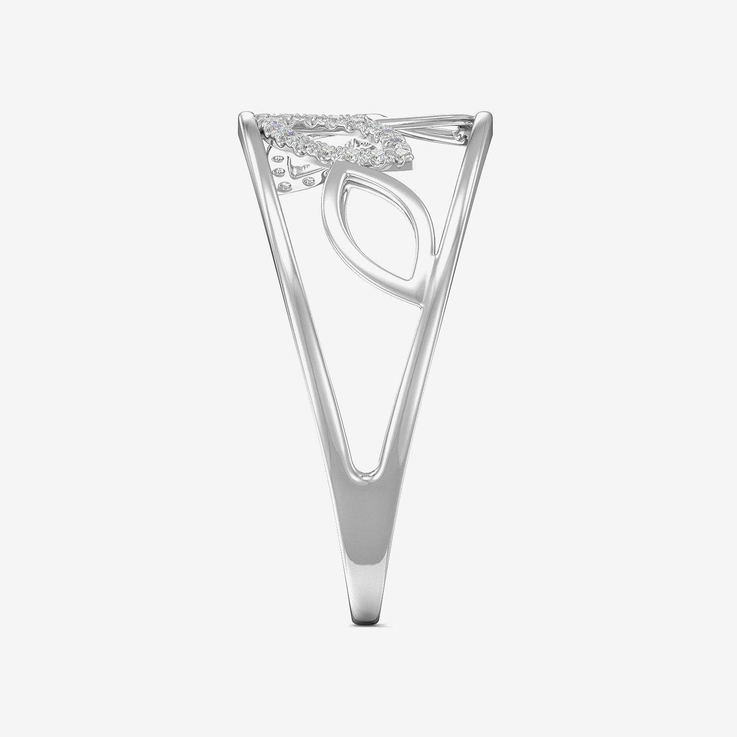 Leaf Petal Flawless Diamond Ring image