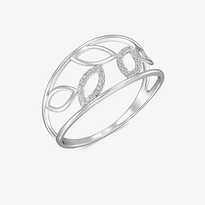 Leaf Petal Flawless Diamond Ring image