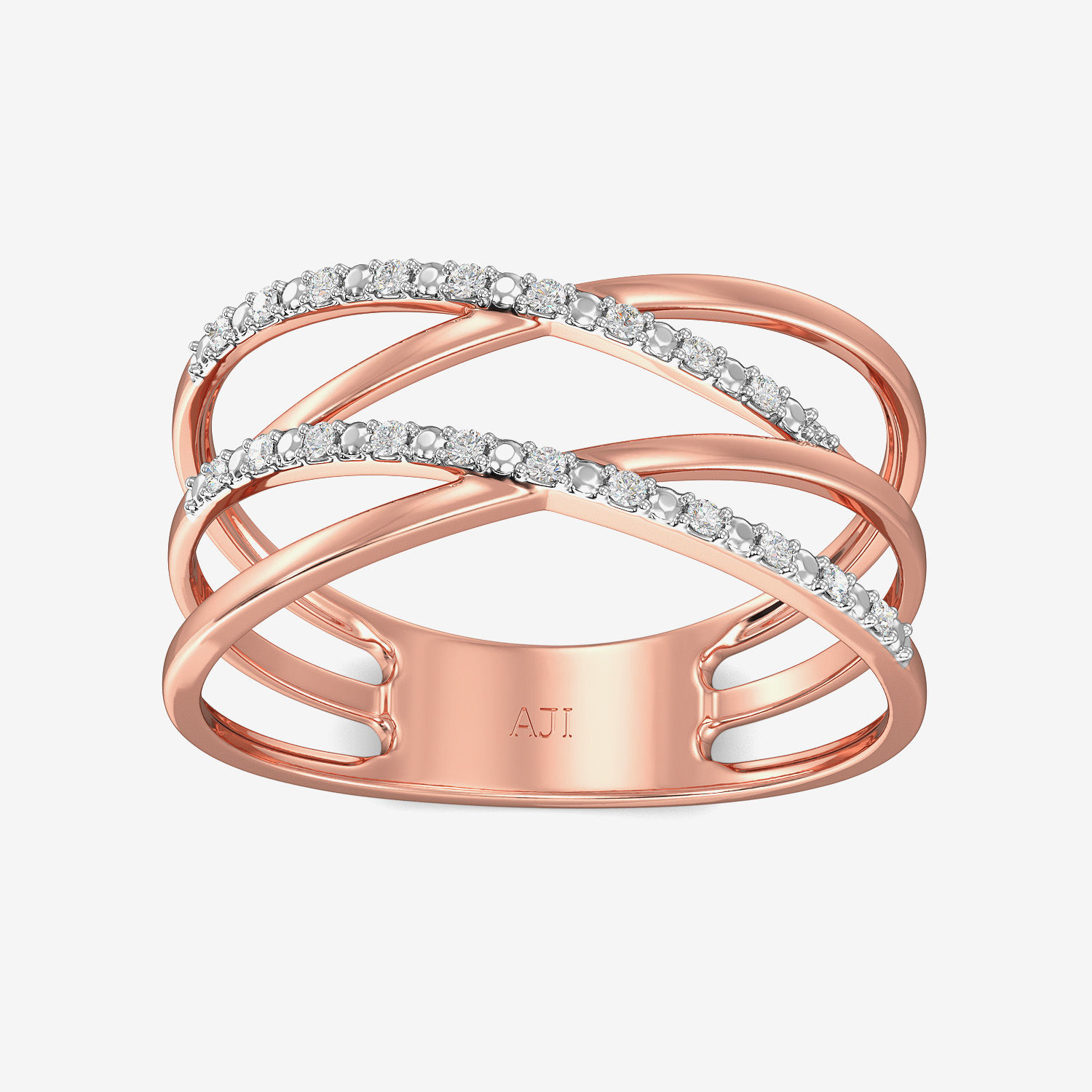 Cross Motif Diamond Ring alternate view 2