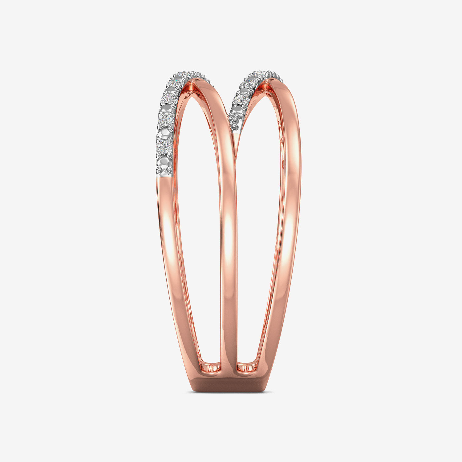 Cross Motif Diamond Ring image