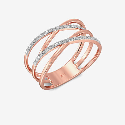 Cross Motif Diamond Ring alternate view 1