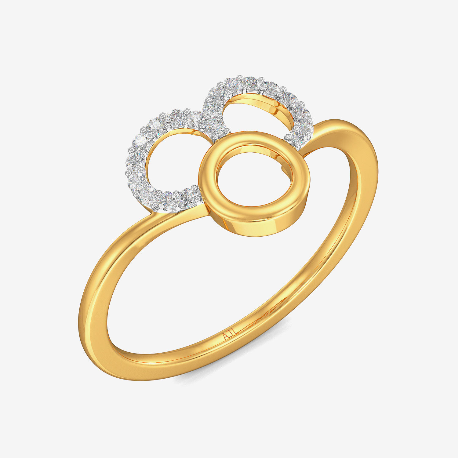 Trio Round Elegant Diamond Ring
