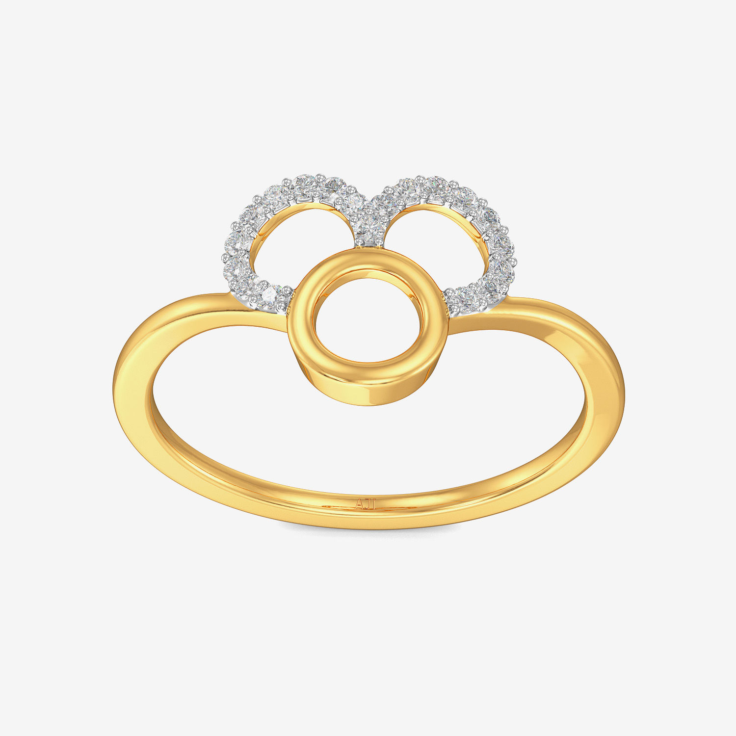 Trio Round Elegant Diamond Ring alternate view 2