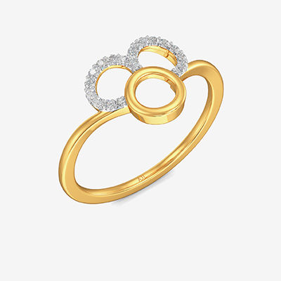 Trio Round Elegant Diamond Ring alternate view 1
