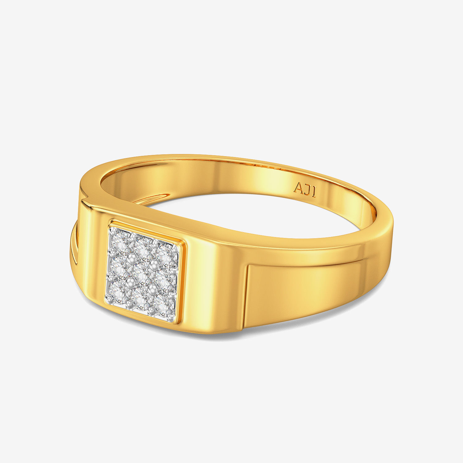 Exotic Mens Diamond Ring alternate view 3