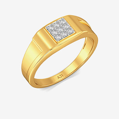 Exotic Mens Diamond Ring alternate view 1