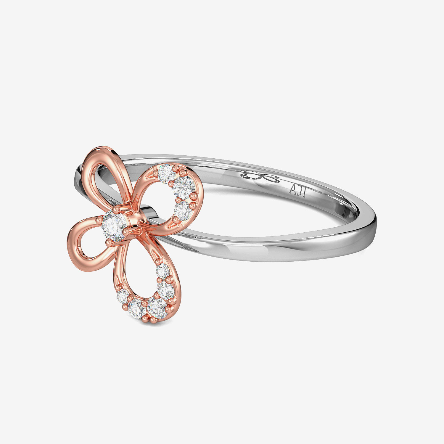 Frail Butterfly Platinum Ring alternate view 3