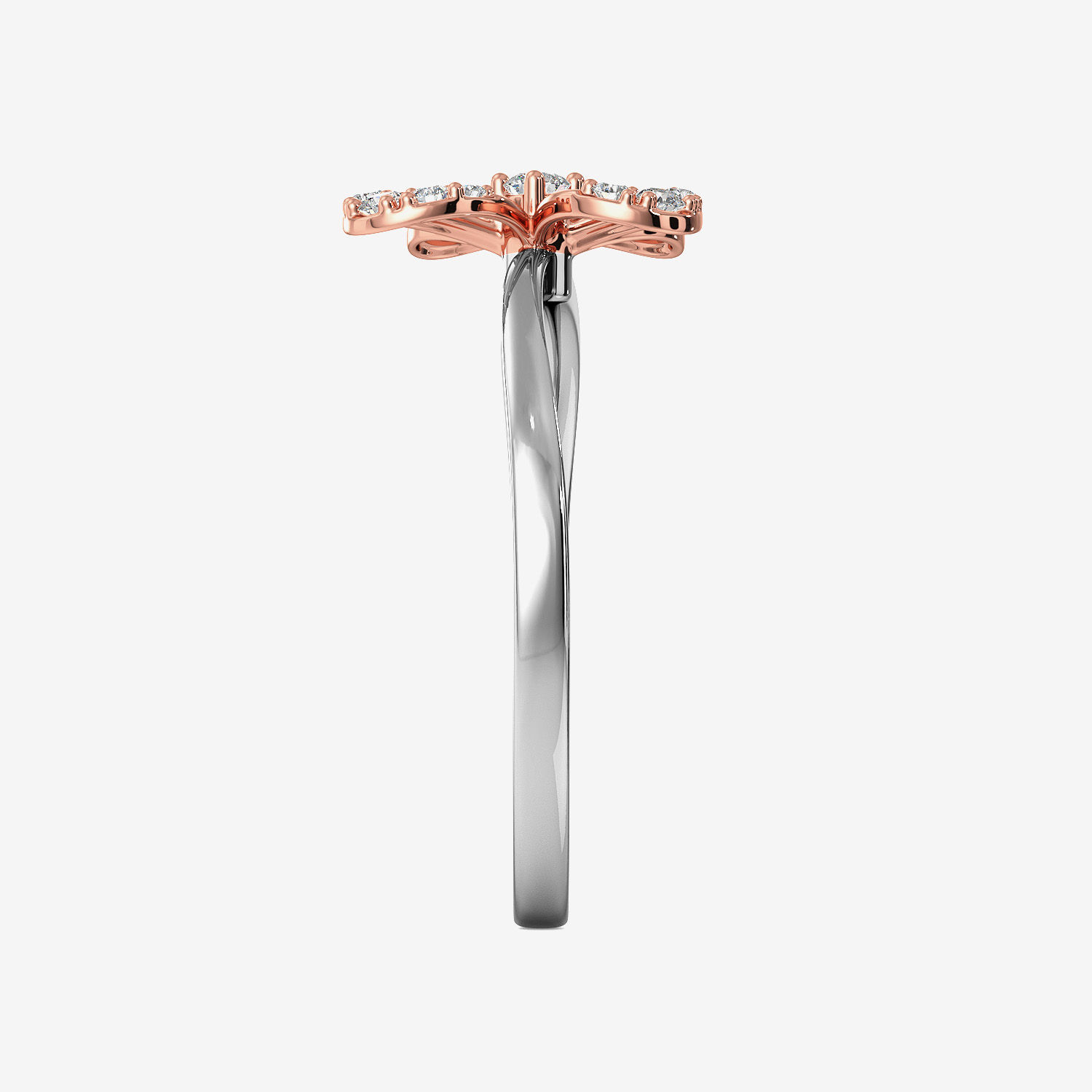 Frail Butterfly Platinum Ring image