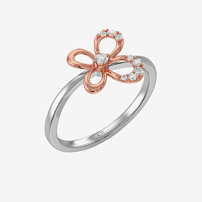 Frail Butterfly Platinum Ring image