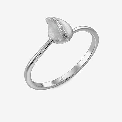 Mesmerizing Autumn Leaf Platinum Ring alternate view 1